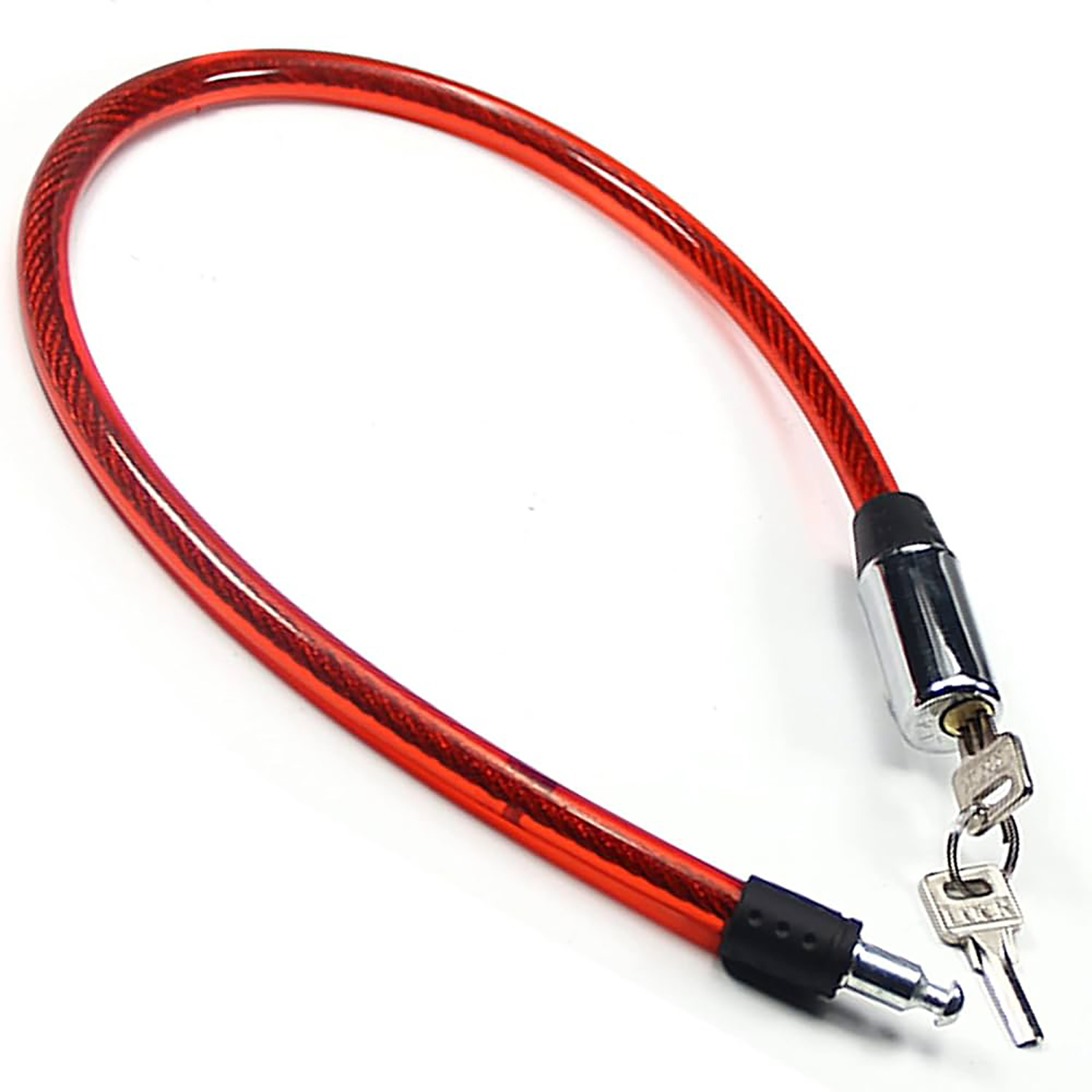 BISIKLET  KİLİDİ METAL BASLI  15 MM X 80 CM